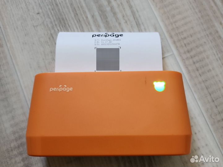 Компактный термопринтер Peripage A9s max