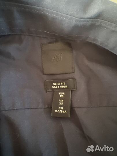 Мужские рубашки H&M р. XS цена за обе