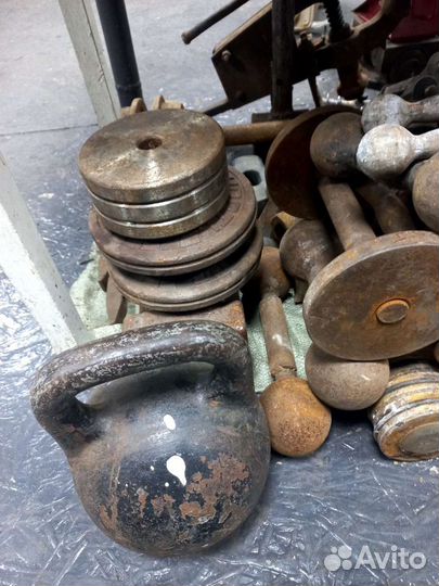 Гантели гири блины