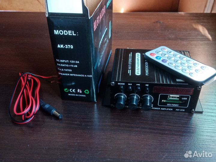 Усилитель звука с bluetooth