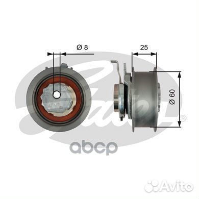 Ролик ремня грм VAG 1.0-1.6 11- T43247 Gates