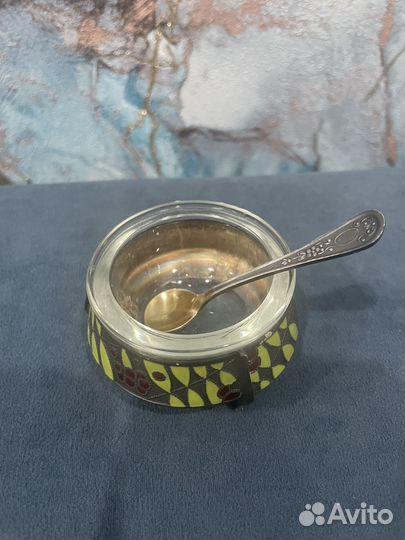 Солонка мельхиор СССР
