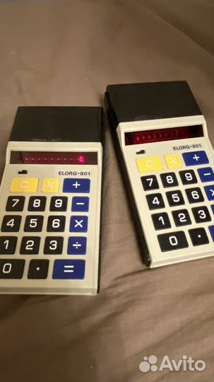 Калькулятор СССР elorg-801 1977 года