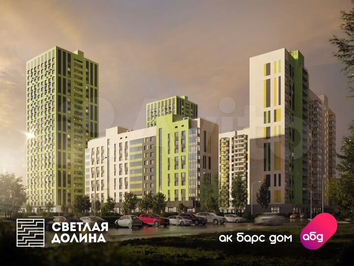 2-к. квартира, 52,6 м², 22/25 эт.