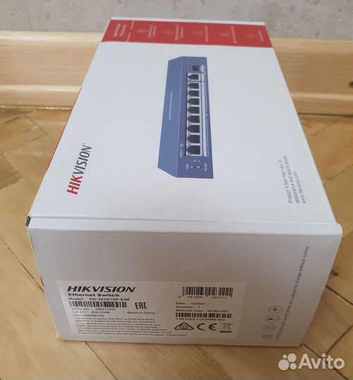 Коммутатор Hikvision DS-3E0510P-E/M для камер