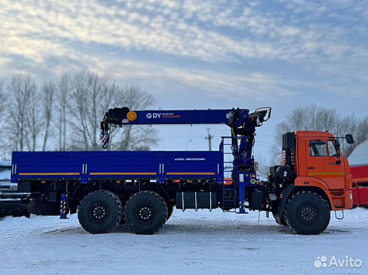 Бортовой грузовик КАМАЗ 43118-50 с КМУ DongYang, 2024
