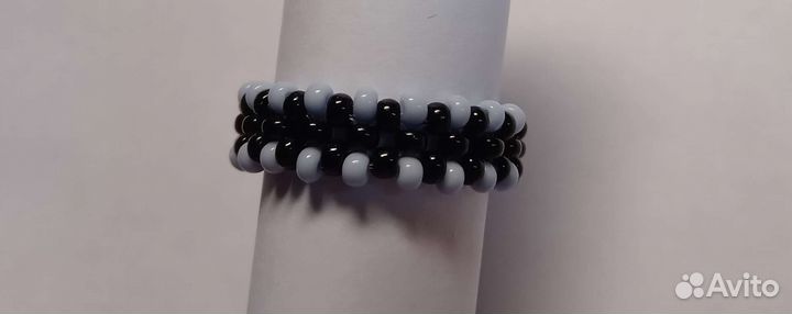 Кольцо из бисера