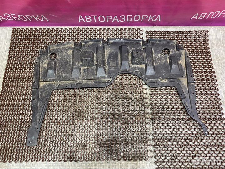 Защита бампера переднего Кольт 30 Mitsubishi Colt