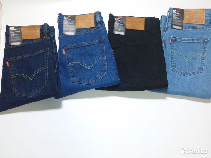 Джинсы Levi's 501 Стрейч Пакистан W:30-40 L:30-34