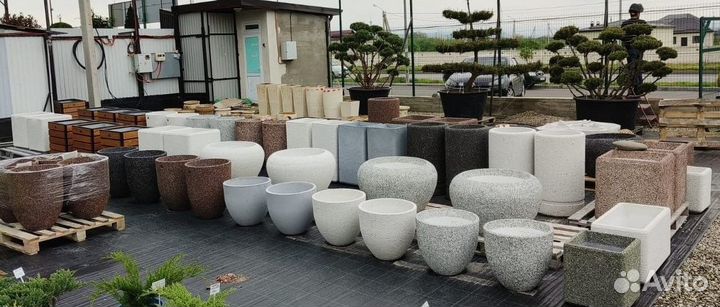 Кашпо, кашпо для туй, кашпо из бетона