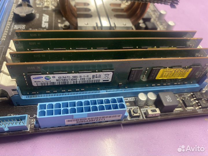 Материнская плата P8Z77-V lx/i5-3570k/16gb