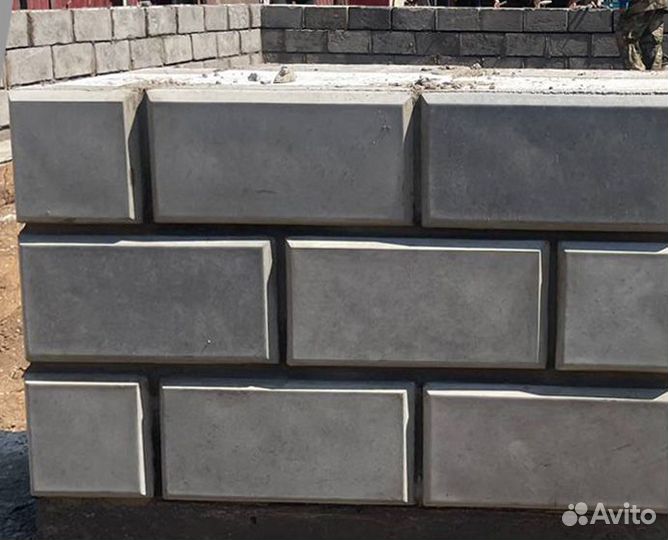 Теплоблок с фасадом. Расчёт быстро. Цена за куб