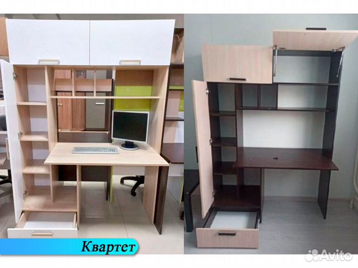 Компьютерный стол с пеналом