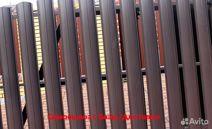 Штакетник металлический