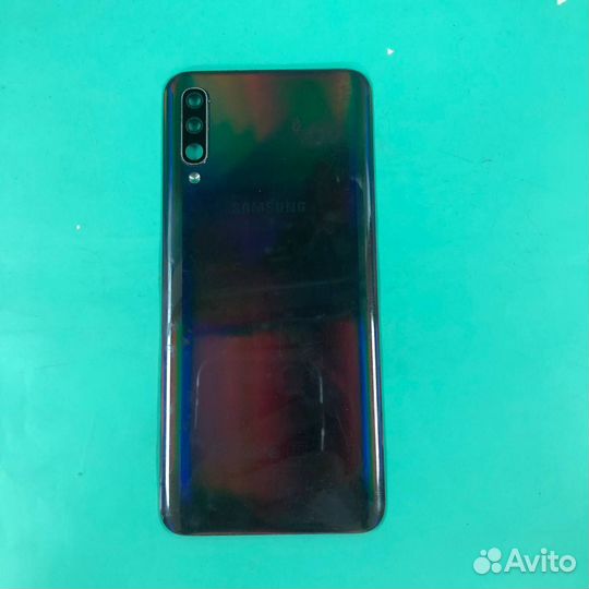 Крышка задняя samsung A505 A50 черная