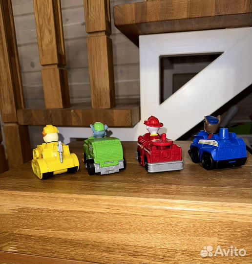 Щенячий патруль 4шт+книжка+растяжка