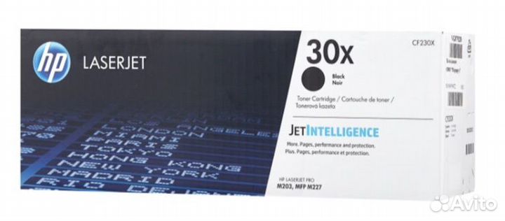 Оригинальный картридж HP CF230X 30X, черный