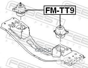 Подушка двигателя (гидравлическая) прав FMT