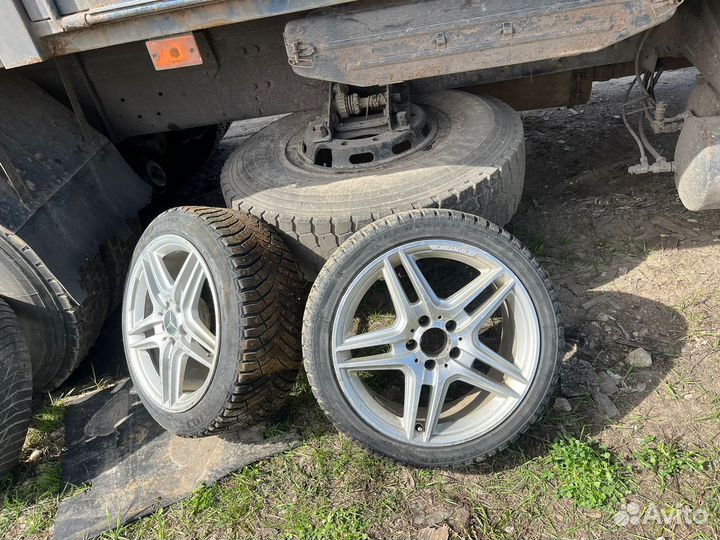 Диски с резиной r18 AMG оригинал