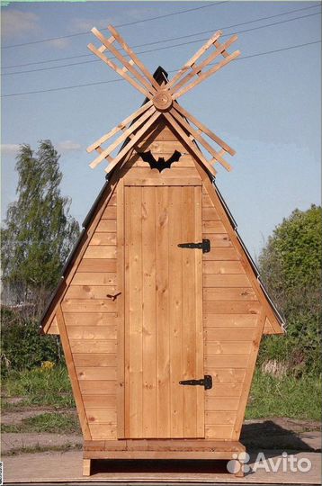 Дачный туалет с установкой Ф882