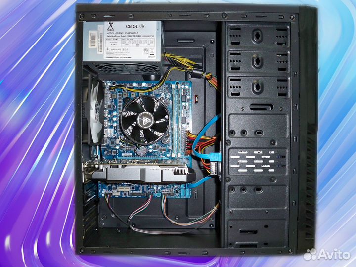 Пк Игр Xeon E3-1225 v2/ 16 GB/ GTX 1050Ti 4GB/SSD