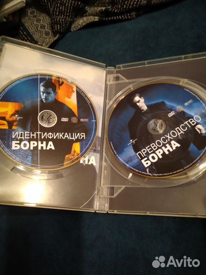 DVD Трилогия Борн (3 диска)