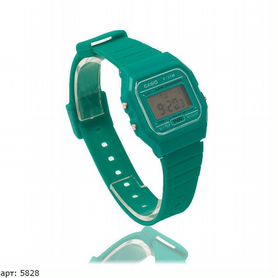 Часы Casio sea color Зелёные