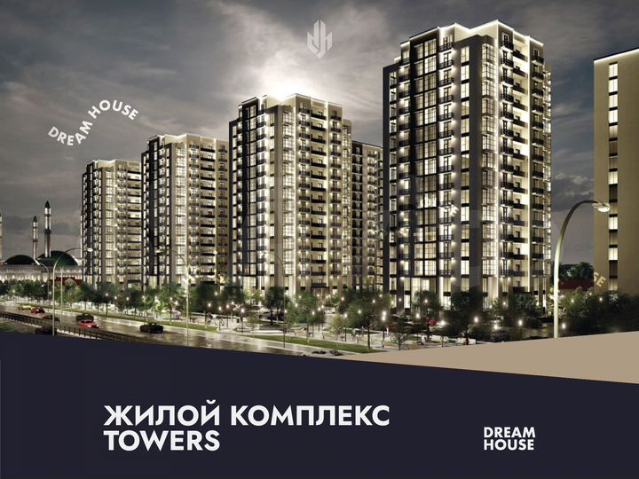 2-к. квартира, 65,5 м², 9/16 эт.