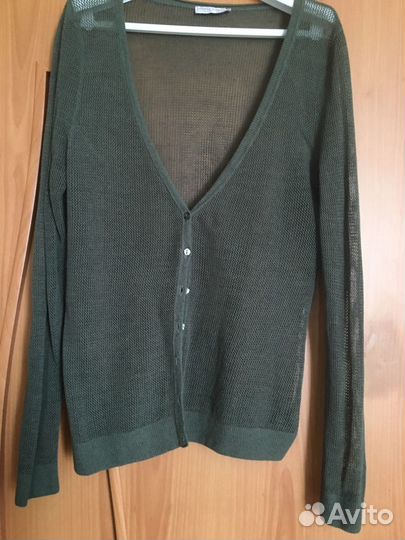 Кардиган-кофта лён