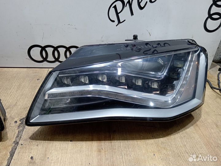 Фары full LED audi a8 d4 дорестайлинг