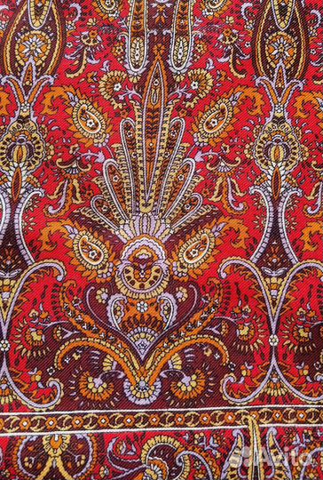 Палантин платок Обольщение Павлопосадский шерсть