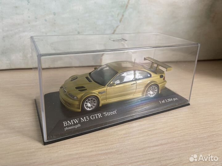 Модель Minichamps BMW M3 GTR 