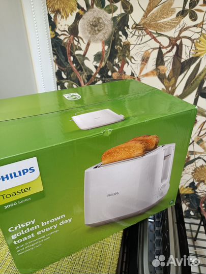 Новый тостер Philips Series 3000 HD2581/00 White