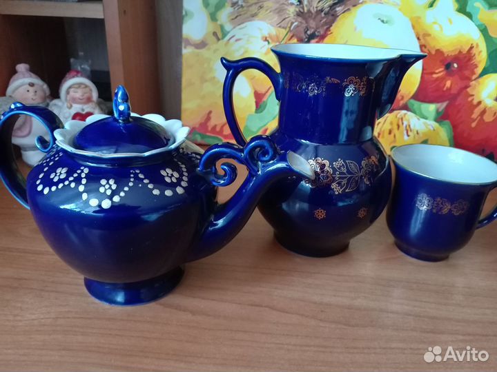 Кобальтовая посуда СССР