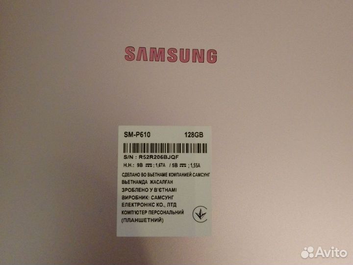 Планшет samsung galaxy tab s6 lite