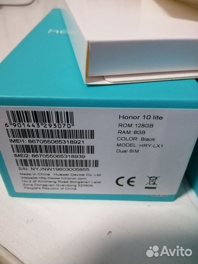 HONOR 10 Lite, 6/128 ГБ