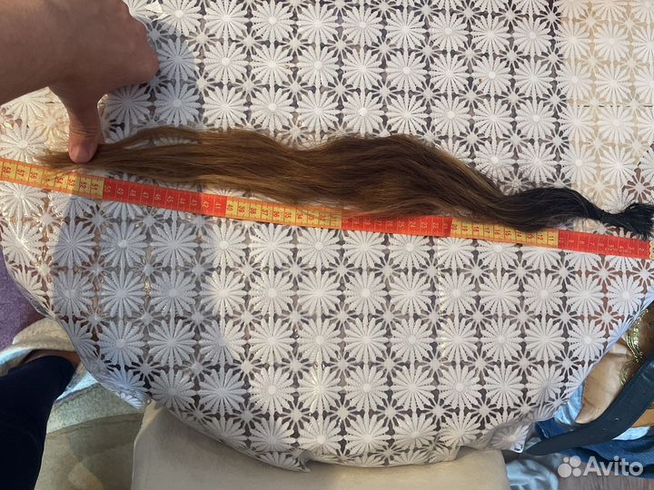 Волосы натуральные срез