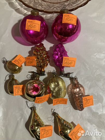 Елочные игрушки СССР