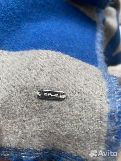 Шарф палантин синий с серым Opus