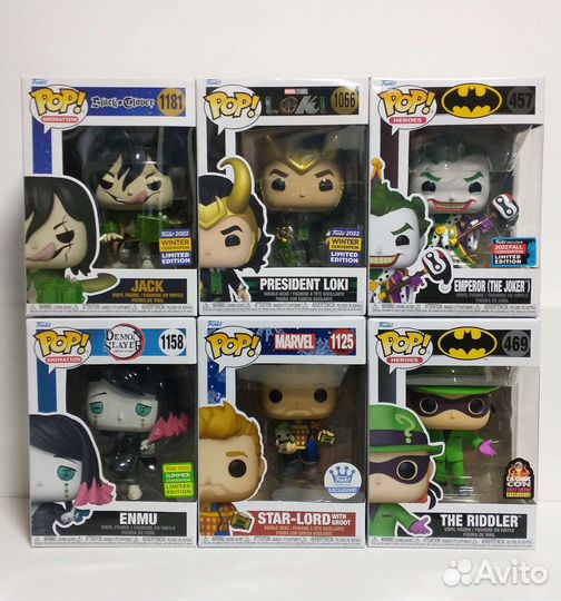Funko Pop Marvel/DC/Anime