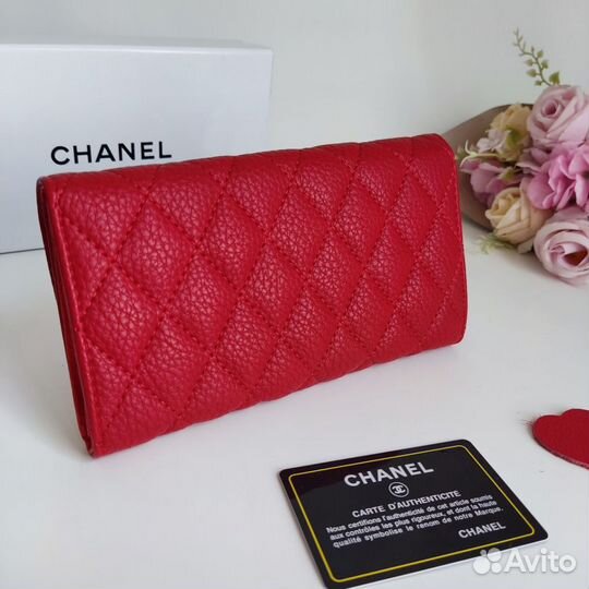 Кошелёк женский chanel (red)k15