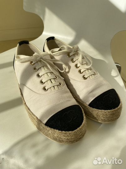 Обувь Эспадрильи Chanel оригинал 37 размер