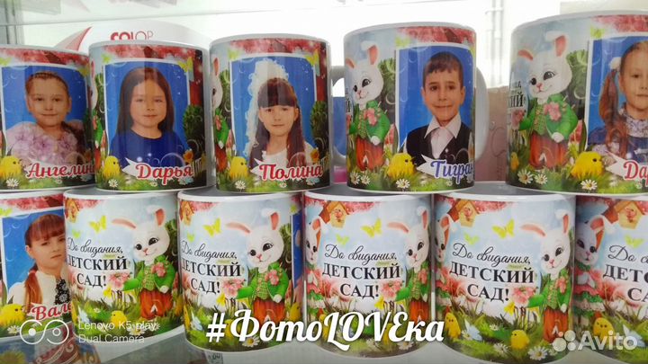 Печать на кружках, футболках, значках, магнитах