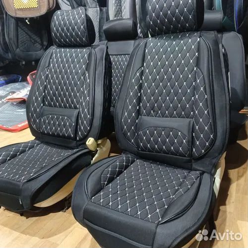 Чехлы на сиденья автомобиля из Алькантары комплект