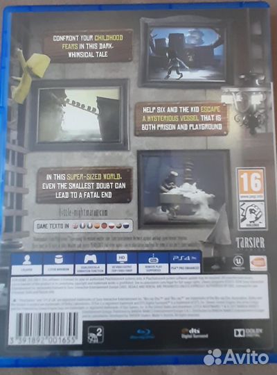 Little Nightmares Complete Edition PS4 диск