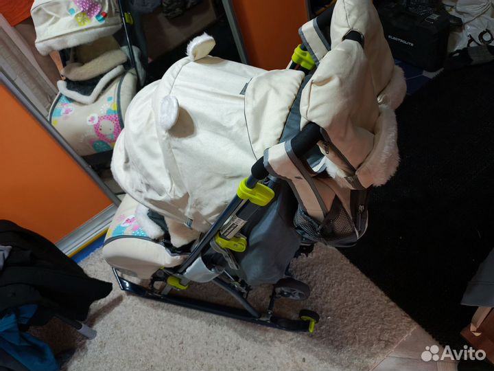 Санки коляска ника kids