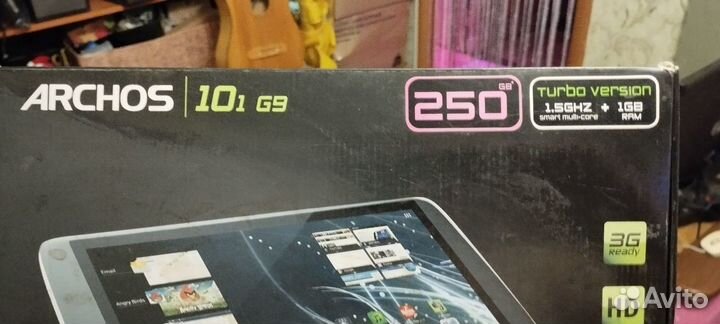 Планшет Archos 101 G9 250gb с модемом полн компл