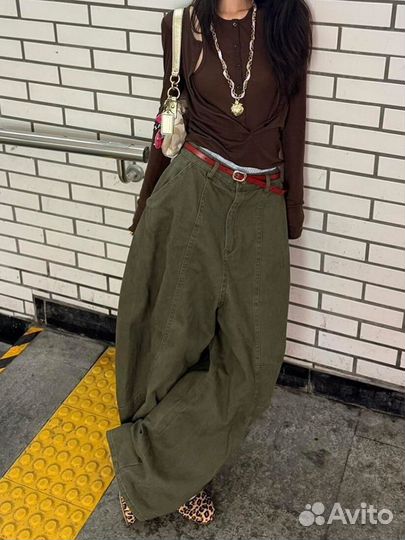 Широкие штаны y2k