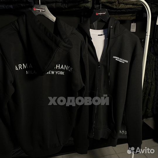 Зип худи armani exchange