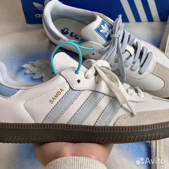 Adidas samba og halo blue оригинал